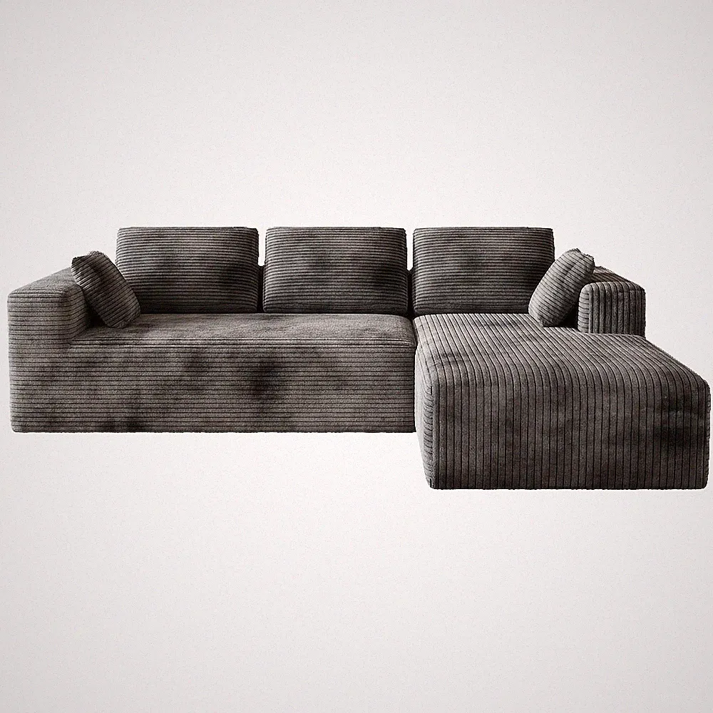 DAYS XL L-Shaped Sofa w/ Right Chaise Modular Cloud Couch No Assembly