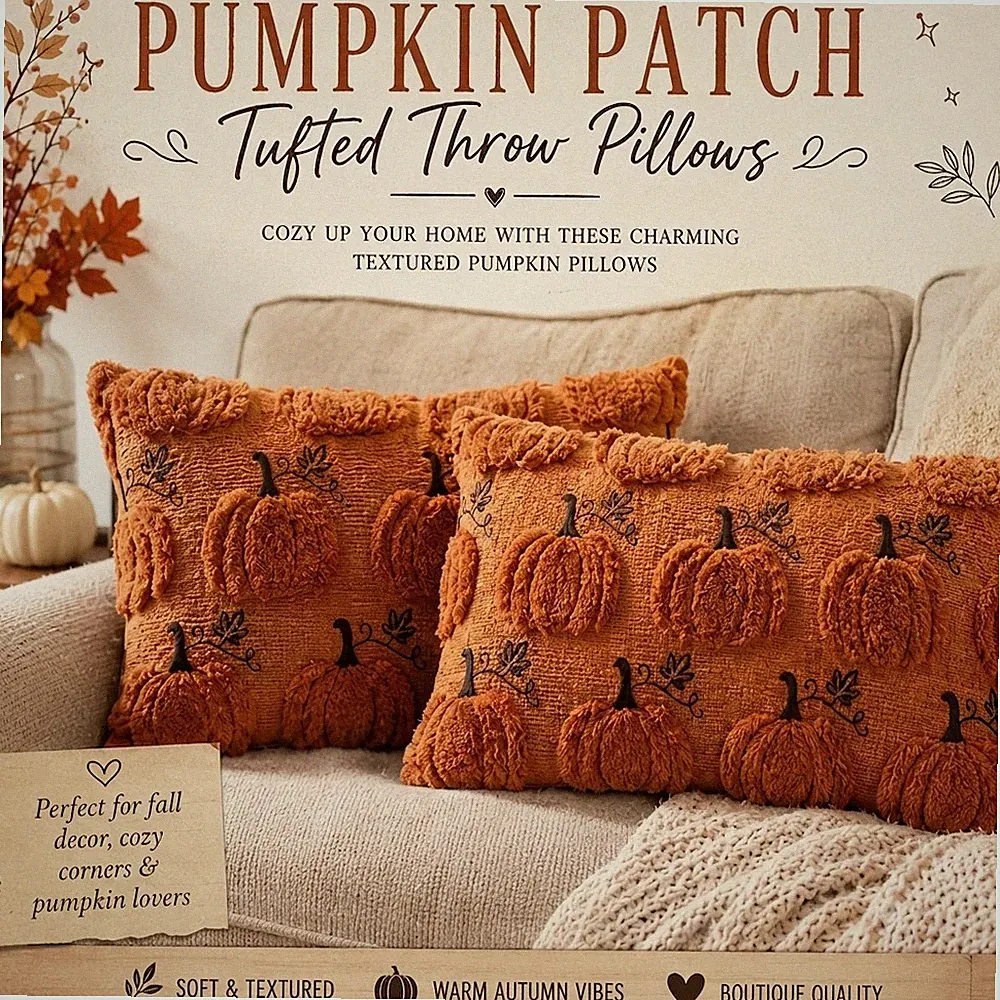 Decorative Throw Pillow With Insert