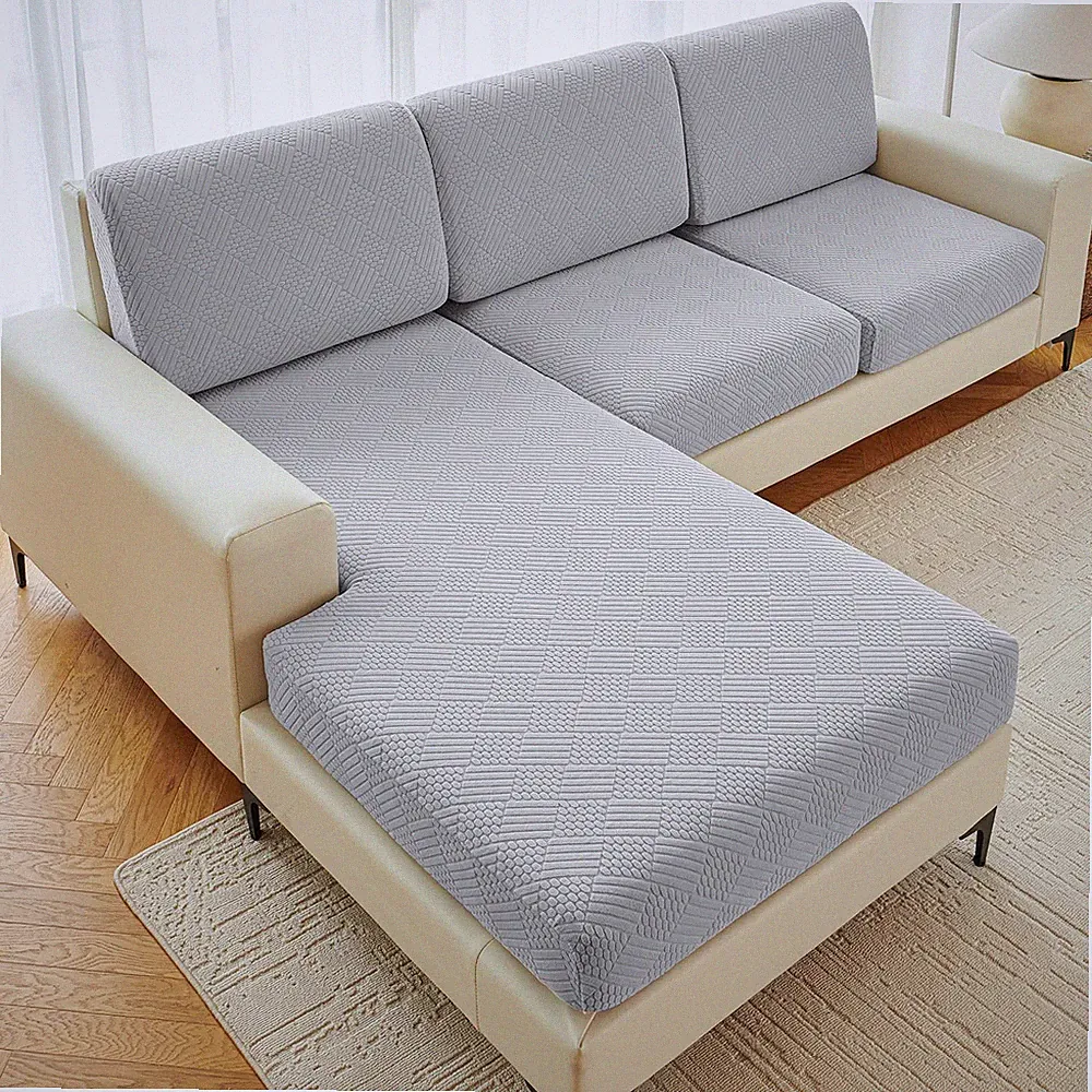 Deep Dream Sectional Couch Covers 6 Pieces, Stretch Couch Cushion Covers, L