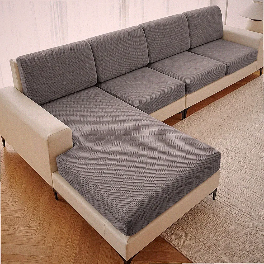 Deep Dream Sectional Couch Covers 8 Pieces, Stretch Couch Cushion Covers, L