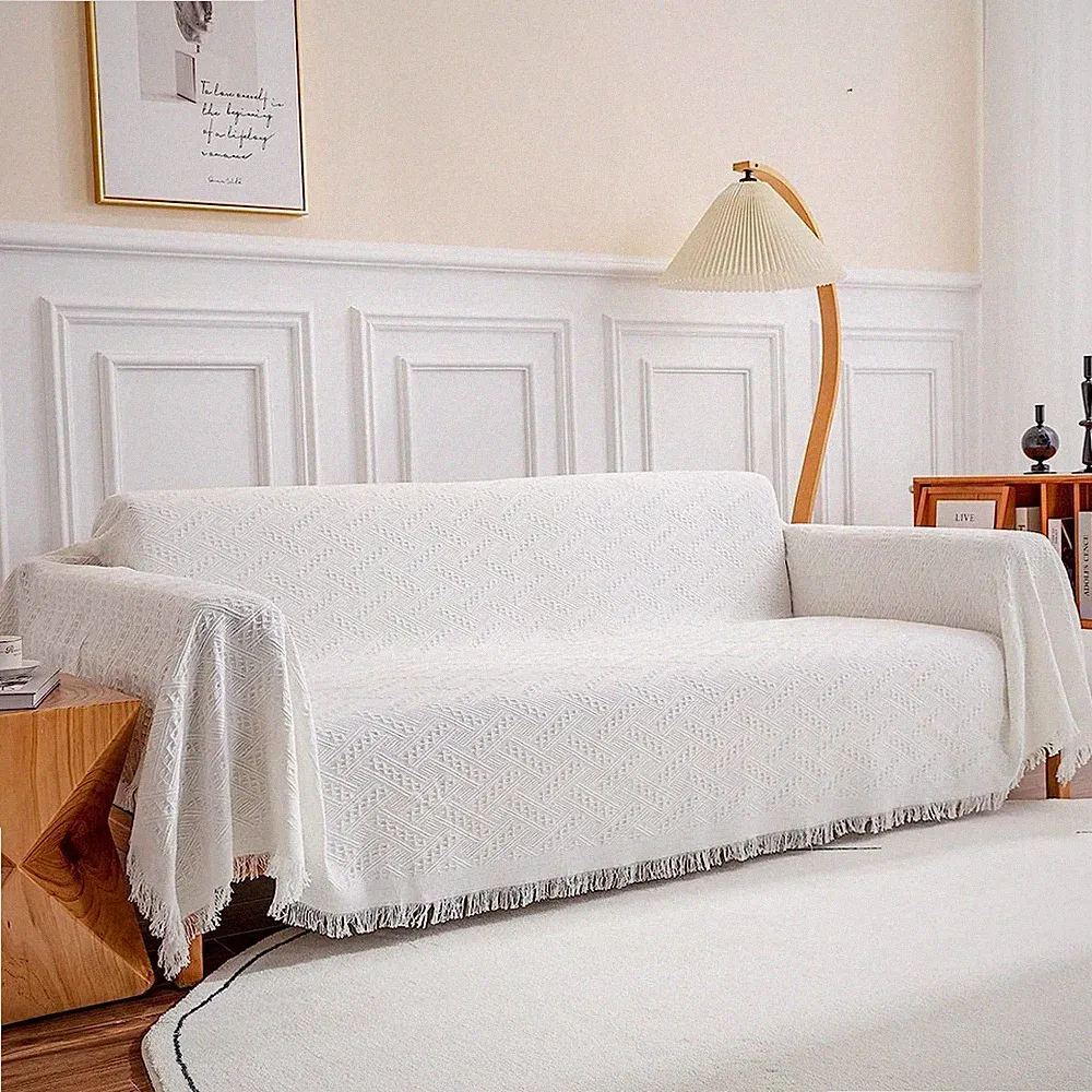 Deep Dream X-Large Sofa Cover 71" x 118" White for 3 Cushion Sectional