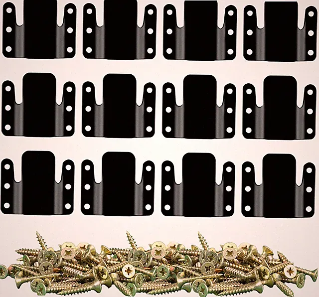DEEPDREAM 12 Pcs Sectional Couch Clips Metal Sofa Connector Interlocking Furnitu