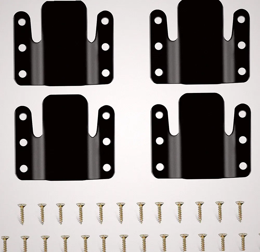 DEEPDREAM 4 Pcs Sectional Couch Connectors Metal Couch Clips Sofa Connector