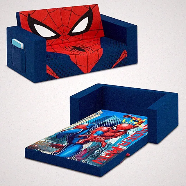 Delta Children Cozee Flip-Out Sofa, Spider-Man