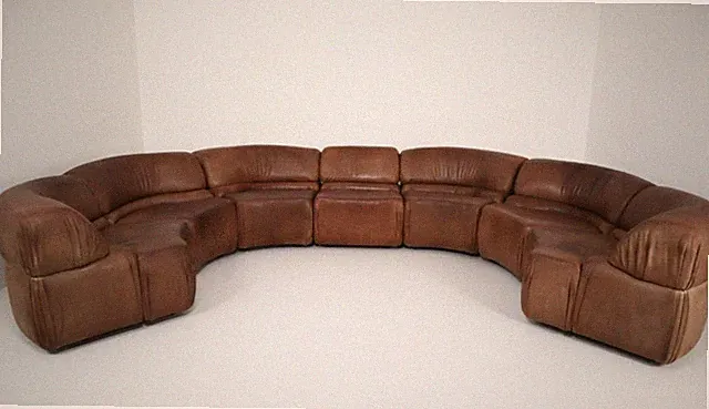 DESEDE COSMOS MODULAR BIOMORPHIC SECTIONAL RARE MCM SOFA COUCH