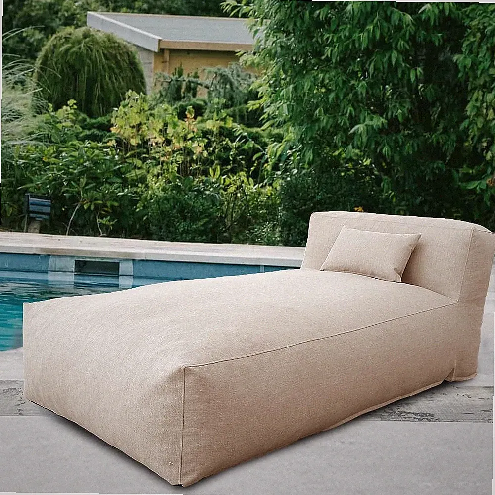 Dineli Modern ANNY-H Lounge Chair Outdoor Bed Lounger Outdoor Couch Sofa | Comfy