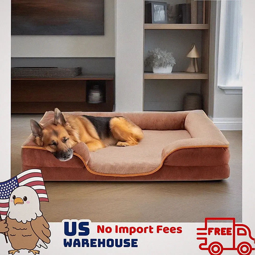 Dog Bed for Extra Large Size Dogs with Non-Slip Base, Orthopedic Pet Sofa
