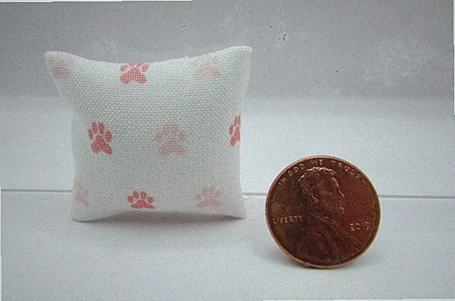 Dollhouse Miniature Animal Designs Throw Pillow for Couch or Bed