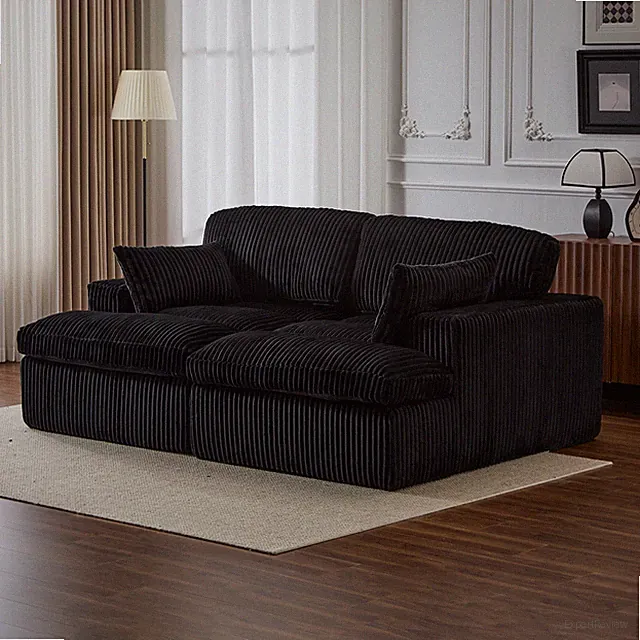 Double Chaise Lounge Chair Indoor,Oversized Upholstered Sleeper Cloud Couch,Dee