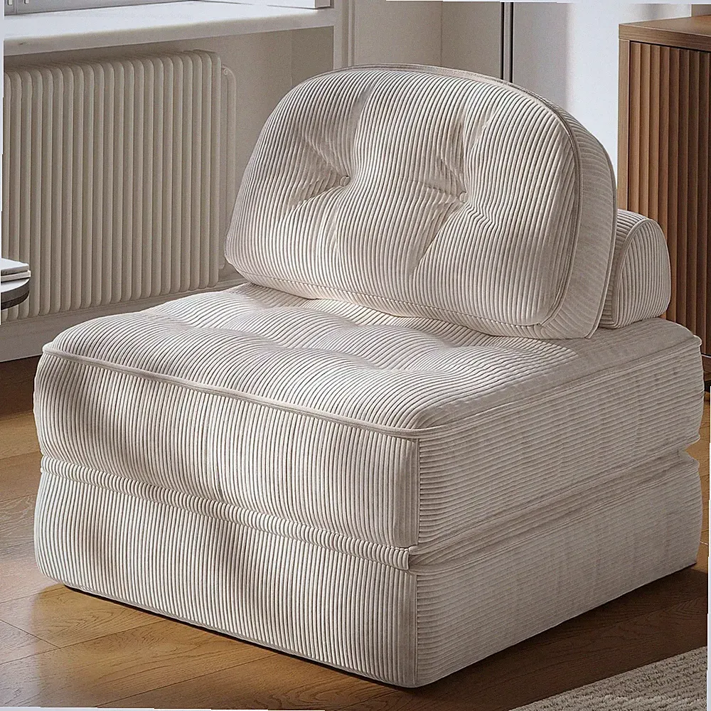 Dowinx Folding Sofa Bed with Pillow, Convertible Comfy Couch Bed for Adults Home
