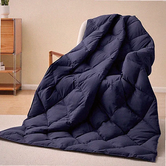 ® Down Throw Blankets for Couch, Lightweight Down Throw for Indoor and Outdoo...