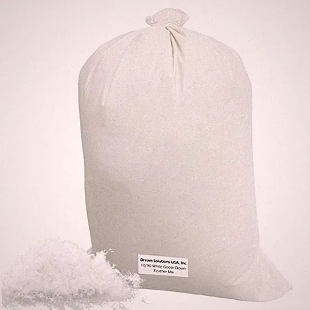 Dream Solutions USA Goose Down Feather Stuffing & Fill, Pillow Filling, Repai...