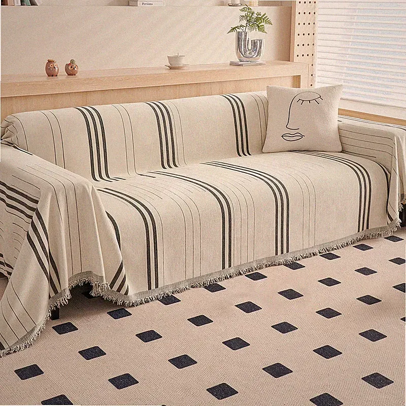 Dreamingo Couch Cover Reversible Chenille Furniture Protector Sofa Covers For