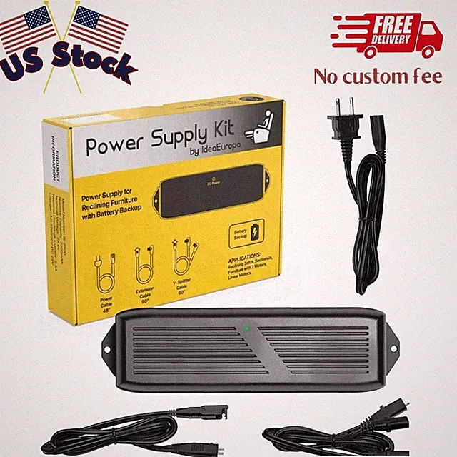 Dual Motor Power Supply Transformer Kit for Power Recliner, Sofa, Sectional...