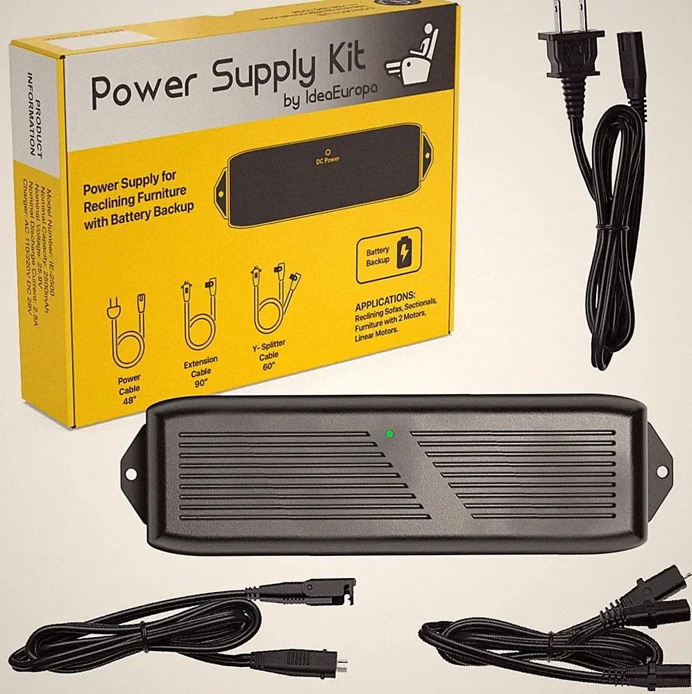 Dual Motor Power Supply Transformer Kit for Power Recliner, Sofa, Sectional o...