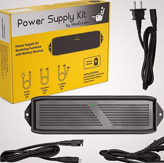 Dual Motor Power Supply Transformer Kit for Power Recliner, Sofa, Sectional or L