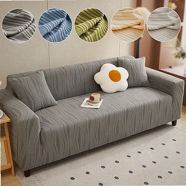 Durable 1/2/3/4 Seater Couch Cover Elastic Sofa Protector for Pets Kids Easy Fit