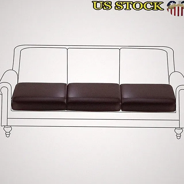 Durable Faux Leather Sofa Slipcovers Pets Stains Easy Care Adjustable Fit New