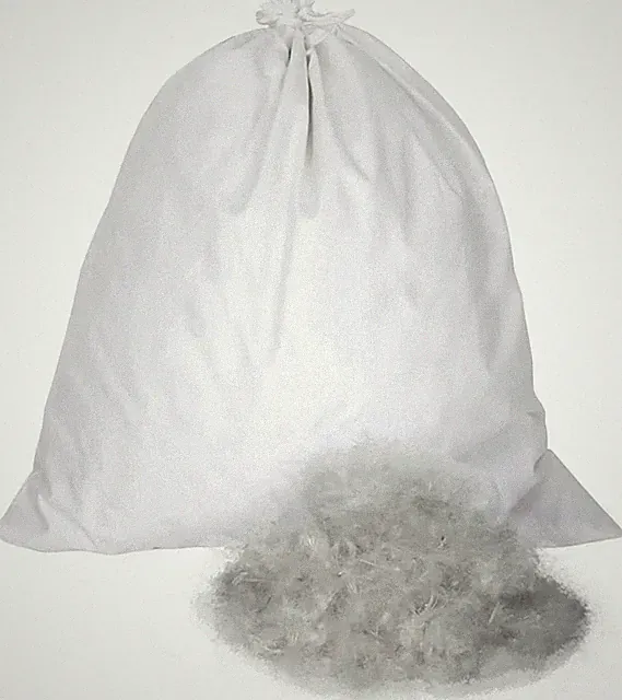 East Coast Bedding Goose Down Feather Stuffing & Fill, Pillow Filling for Repair