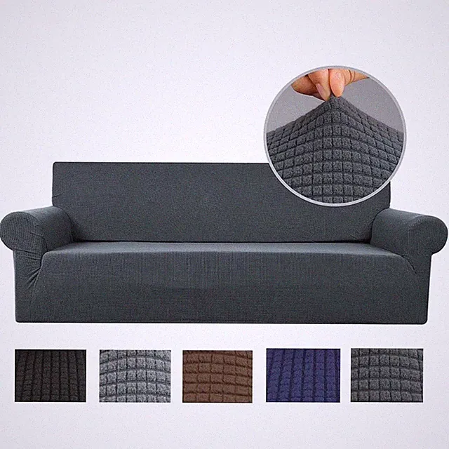 Easy-Going 100% Waterproof Slipcover for Oversized Sofa Dark Gray