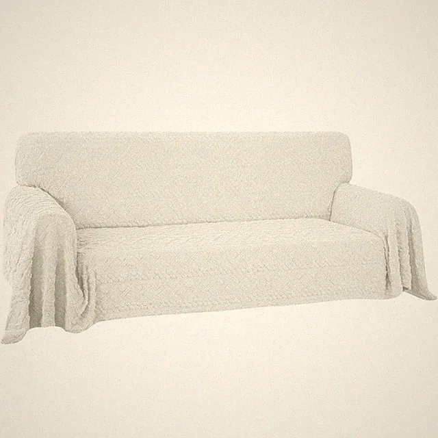 Easy-Going 80X133 inches Sofa Cover, Jacquard Velvet Oversized Couch Slipcove...