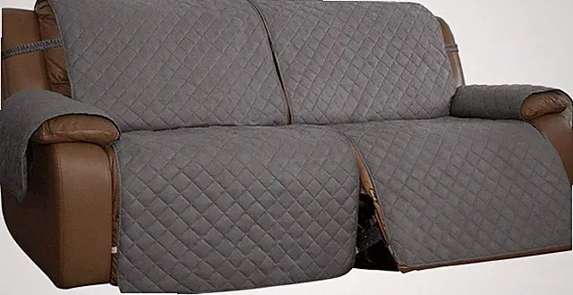 Easy Going Oversized Loveseat Recliner Cover Reversible Couch Cover for Double