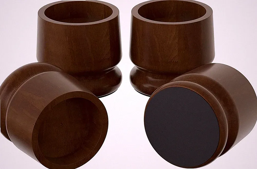 EasyPAG Heavy Duty Bed Risers Wood Furniture Risers for Couch and Desk, 2200LB