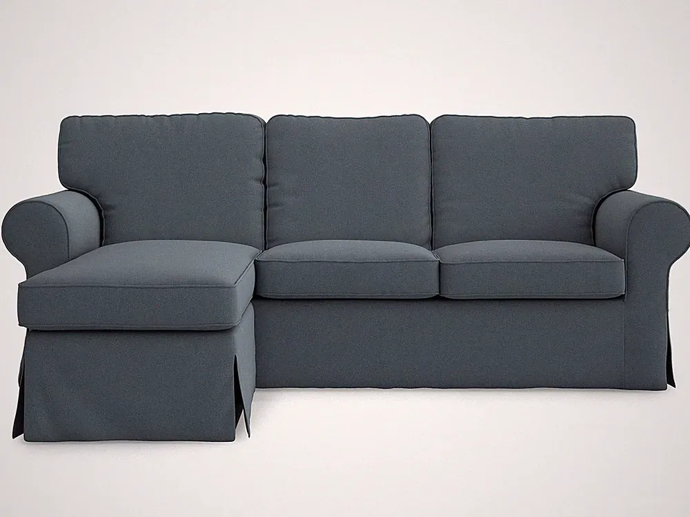 Ektorp Sofa Cover with Chaise Repalcement for IKEA Ektorp Loveseat (2 Seat)..