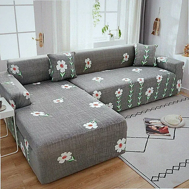 Elastic Sofa Cover Adjustable For Living Room Sectional Couch Corner Slipcovers