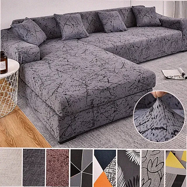 Elastic Sofa Covers for Living Room Geometric CouchCover Pets Sofa Slipcover 1PC