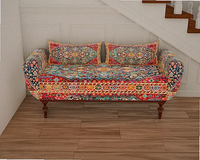 End of Bed Bench Storage Organizer Window Seat Stretching Ottoman Sofa