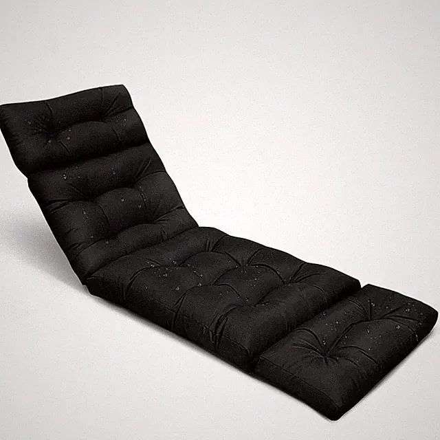 Eoieov Outdoor Lounge Cushions for Outdoor Furniture - Black