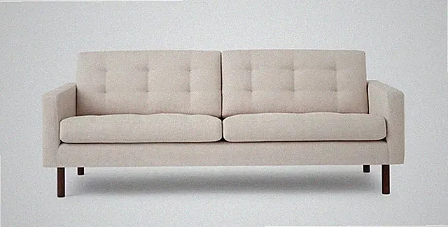 EQ3 Joan Tufted 83in Sofa - $700 or Best Offer
