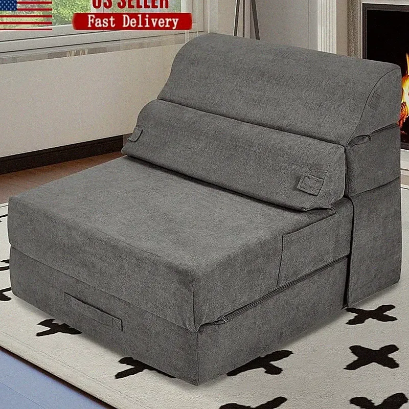 Ergonomic Folding Sofa Bed Multi-functional Floor Chair Portable Lounger New