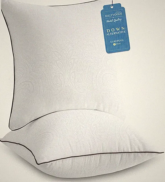 Euro Pillows for Sleeping, Soft and Supportive Throw Pillows for Couch, Bed and
