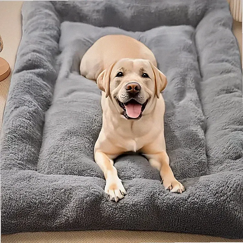 Extra Large Plush Dog Bed Super Soft Thick Pet Mat Crate Sofa Bed