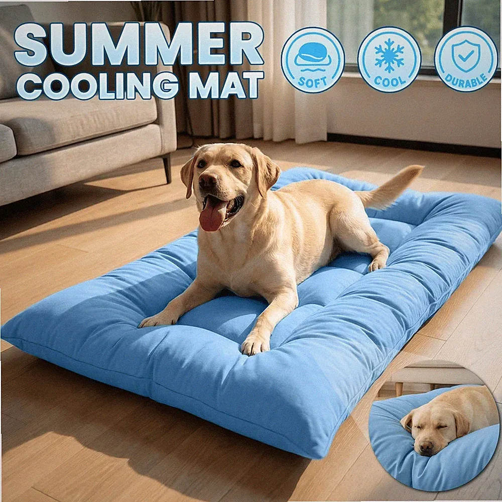 Extra-Large Plush Dog Sofa Bed with Cooling Comfort for Summer