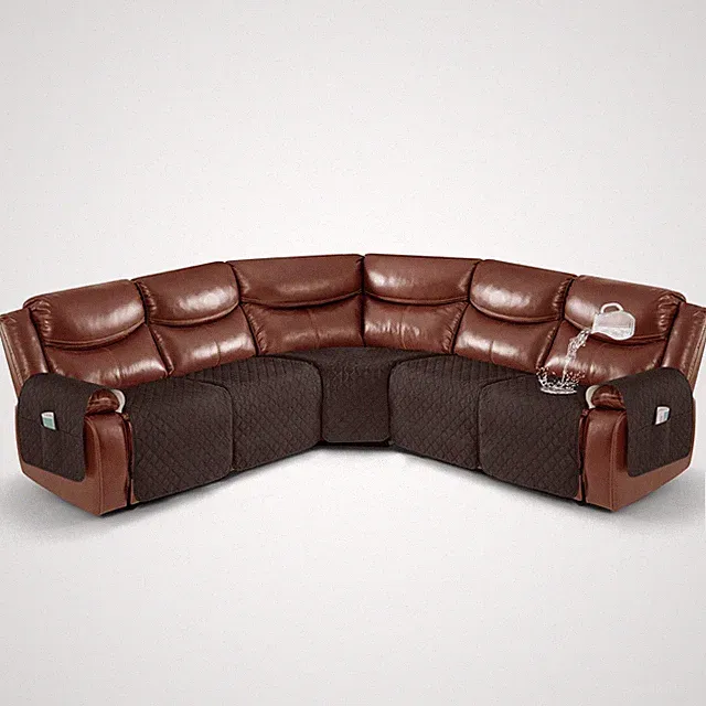 Extra Large Recliner Sectional Couch Covers, Waterproof Couch Cover for Recli...