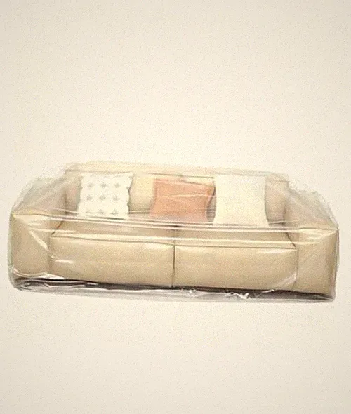 Extra Thick 4mil Plastic Couch Cover, Large Dust-Proof 84"L x 43"W x 84"H-Sofa