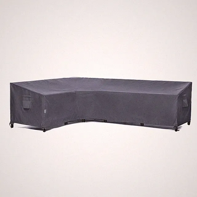 F&J Outdoors L Shaped Patio Sofa Cover 83"L + 113"R W x 33.5"D x 31"H
