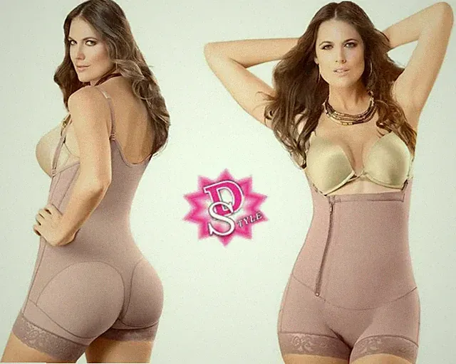 Faja Colombiana Reductora Post Surgery & Postpartum Shapewear Zipper Delie 11046