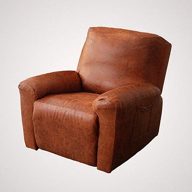 Faux leather Recliner Sofa Covers Waterproof Stretch Furniture Slipcover