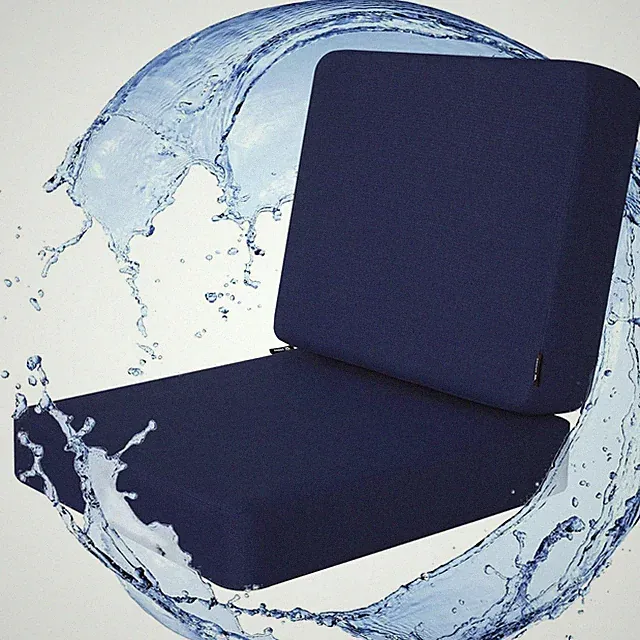 Favoyard Outdoor Deep Seat Cushion Set, 24 x 24 Inch Rainproof & 3-Year Fade Res