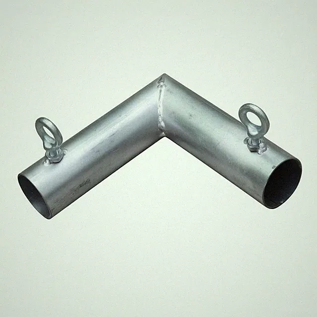 Fence Bracket Connector Right Angle L-Shaped Connector Uncovered Ends