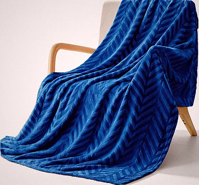 Flannel Fleece Throw Blanket for Couch Sofa Bed, Soft Velvet Lightweight Throws