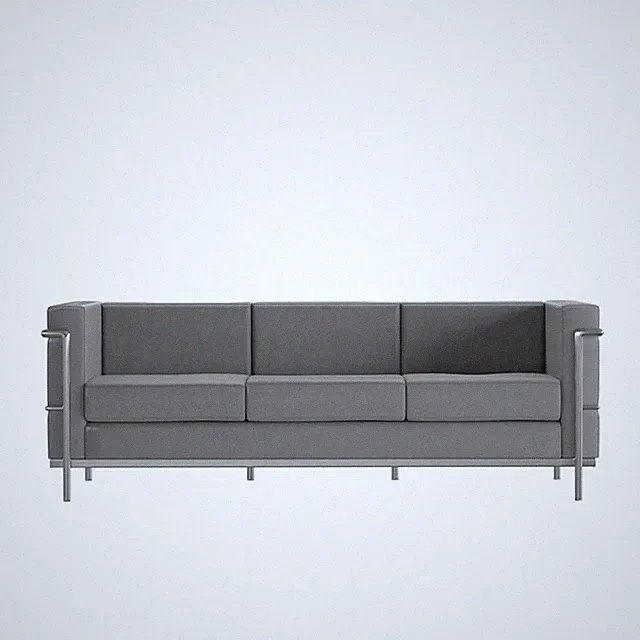 Flash Hercules Regal Gray LeatherSoft Sofa/Encasing Frame