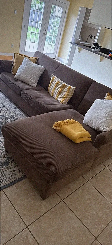 FLASH SALE! Crate & Barrel Sectional with Pillows