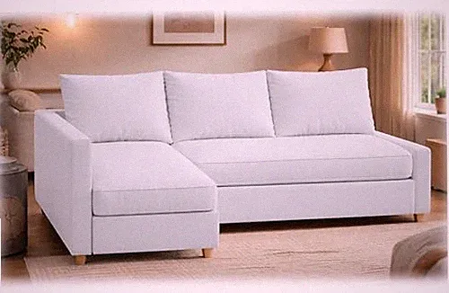 Flax Friheten Sleeper Sofa Cover Replacement is Compatible with