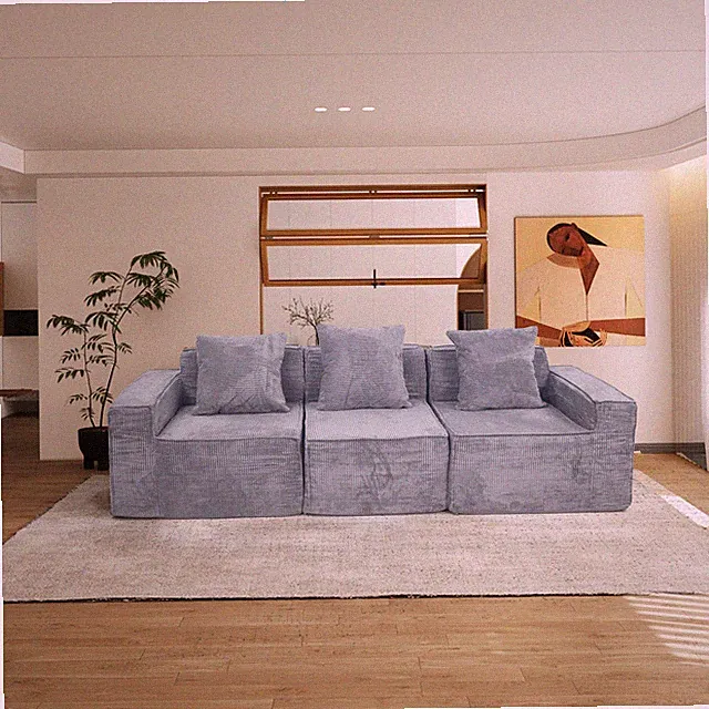 Floor Couch,Compression Sofa,Convertible Floor Sofa Bed-with Pillow Back Support