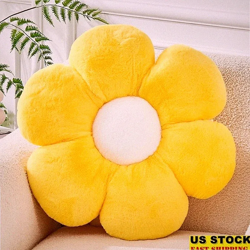 Flower Shaped Decorative Pillow Cute Cushions Sofa Bed Nursery Kids Gift New